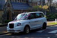 Arrive at Your Wedding in an Elegant Electric Taxi